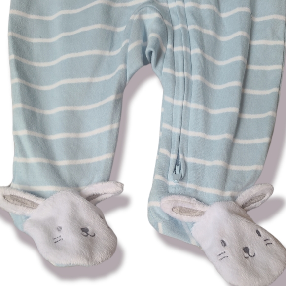Easter Bunny Footsies 3 Months - Picture 4 of 5